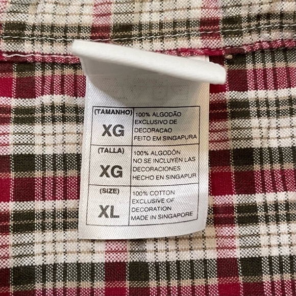 VTG Warner Brothers Tasmanian Devil seersucker short sleeve shirt XL - Picture 10 of 12